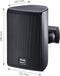 Magnat Icoon X 130 UNIVERSELE 2-WEG BUITENSPEAKERS Zwart (per paar)