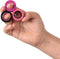 Magneet Vinger spinner Folia licht roze - donker roze en zwart