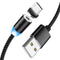 Magnestische 360 graden draaiend oplader kabel van 1M / Micro USB naar USB 2.0 LED Indicator Voor Samsung HTC LG Sony Huawei Lenovo Xiaomi en andere Smartphones - Spysecurityshop.nl