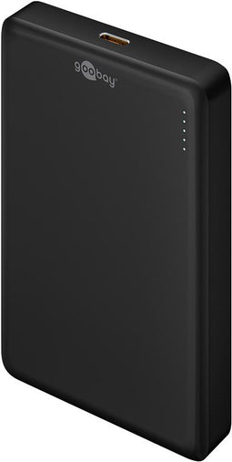 Magnetic wireless power bank with 10,000mAh, magnetically attaches to the back of the phone, ultra-l