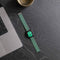 Magnetisch lederen bandje - Universeel 22 mm aansluiting - Groen