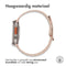 Magnetisch lederen bandje voor de Apple Watch Series 1-9 / SE / Ultra (2) - 42/44/45/49 mm - Beige