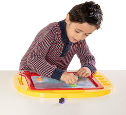 Magnetisch Tekenbord XL - Geel/Rood