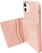 Magnetische Kaarthouder - Openklapbaar - Snap - 5 pasjes - RFID - Roze