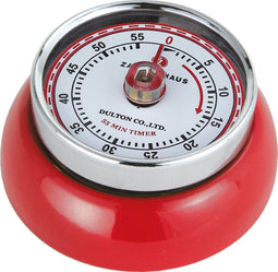 Magnetische kookwekker - rood - retro-collection - Zassenhaus