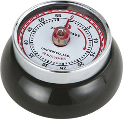 Magnetische kookwekker - zwart - retro-collection - Zassenhaus