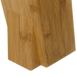 Magnetische Standaard Voor Messen – 10 x 13 x 26 cm – Bamboe