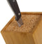 Magnetische Standaard Voor Messen – 10 x 13 x 26 cm – Bamboe