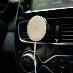 Magnetische Telefoonhouder KSIX - Sterk, Praktisch en Compact - Zwart