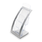 Magnetoplan -brochurehouder - 1/3 DIN A4 Portretformaat - Zilver