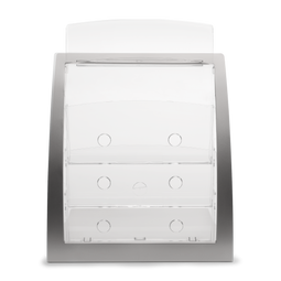 Magnetoplan -brochurehouder - DIN A4 Portretformaat - 3 compartimenten