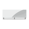 Magnetoplan hygiëne wandteller display met beugels - 160x60cm - transparant - acryl