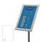 Magnetoplan Infodisplay Deflecto met vouwframe - DIN A4 - Hoogte -instelling 86-121cm - Tr./Sil.