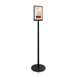 Magnetoplan Infodisplay Superior Image - DIN A4 - 33X142X33CM (BXHXT) - Transparant/zwart