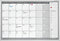 Magnetoplan Maandelijkse planner Plant Panel Cross-Format-92x62.5cm(BXH) 7-daagse week