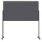 Magnetoplan -ontwerp whiteboard variopin - met 4 rollen - 100x180cm (bxh)