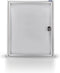 Magnetoplan Outer Showcase CC - 6xdin A4 - 79x90x6.5cm (HXBXT) - Metalen achterwand Wit - Zilver
