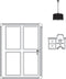 Magnetoplan Show Box Inner Showcase SP - 4xdin A4 - 87x75x4cm (BXHXT) - Kurk
