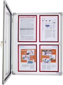 Magnetoplan Show Box Inner Showcase SP - 6xdin A4 - 87x75x4cm (BXHXT) - Wit