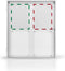 Magnetoplan Show Box Inner Showcase SP - 6xdin A4 - 87x75x4cm (BXHXT) - Wit