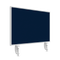 Magnetoplan Tafelscheiding Variopin - 80x50cm - 1 pagina whiteboard - 1 pagina vilt - Blauw