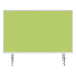 Magnetoplan Tafelscheiding Variopin - 80x50cm - 1 pagina whiteboard - 1 pagina vilt - groen