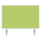 Magnetoplan Tafelscheiding Variopin - 80x50cm - 1 pagina whiteboard - 1 pagina vilt - groen
