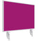 Magnetoplan Tafelscheiding Variopin - 80x50cm - 1 pagina whiteboard - 1 pagina vilt - Roze
