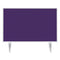 Magnetoplan Tafelscheiding Variopin - 80x50cm - 1 pagina whiteboard - 1 pagina vilt - Violet