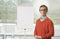 Magnetoplan Writing Surface Flipchart Deluxe Mobile - Roll - 68x106,5 cm (BXH) - Lichtgrijs