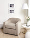 MAGNOR - Fauteuil - Taupe - Polyester