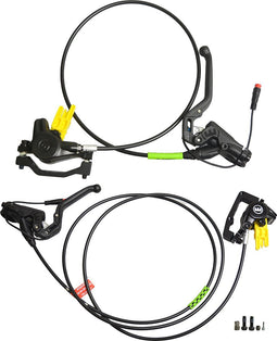 Magura MT4 discbrake set voor+achter V-700mm/A-1750mm PM OEM