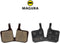 Magura Schijfremblokset 9.P, Performance Per Set Zwart