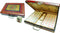 Mah-Jong koffer XL rood hout