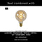 Lucide RUBEN - Vloerlamp - 3xE27 - Hoogte 1,20m - Zwart