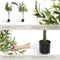 tectake® Kunstmatige Olijfboom Oleand - Kunstplant - Realistische Bladeren en Olijven - Ø40x120 cm