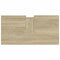 vidaXL - Wastafelkast - 65x33x60 - cm - bewerkt - hout - sonoma - eikenkleurig