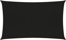 vidaXL - Zonnezeil - 160 - g/m² - 4x6 - m - HDPE - zwart