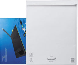 Mail Lite Plus luchtkussenenveloppen, wit, K/7, 350 x 470 mm, doos van 50 stuks
