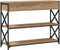 vidaXL - Console - Tafel - Artisan - Eik - 100x28x75 - cm - Geengineerd - Hout - & - Staal