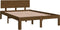 vidaXL - Bedframe - massief - hout - honingbruin - 120x190 - cm