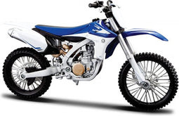 Maisto, miniatuurauto van de Yamaha YZ450F Verminderd op Schaal 1/12, Blauw