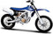 Maisto, miniatuurauto van de Yamaha YZ450F Verminderd op Schaal 1/12, Blauw