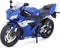 Maisto, miniatuurauto van de Yamaha YZF R1 Verminderd op Schaal 1/12, Blauw