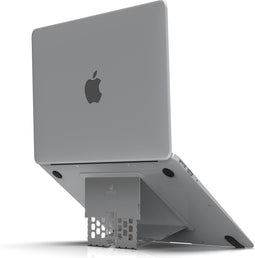Majextand – Dunste verstelbare Laptopstandaard – Laptopstand – Grijs – 6 posities – Laptopverhoger - MacBook