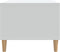 vidaXL - Salontafel - 89,5x50x40 - cm - bewerkt - hout - wit