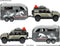 Majorette Grand Series - Land Rover Paardentrailer - Metaal - Licht en Geluid - 25 cm - Speelgoedvoertuig