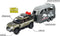 Majorette Grand Series - Land Rover Paardentrailer - Metaal - Licht en Geluid - 25 cm - Speelgoedvoertuig