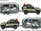 Majorette Grand Series - Land Rover Paardentrailer - Metaal - Licht en Geluid - 25 cm - Speelgoedvoertuig
