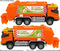 Majorette Grand Series - Volvo Truck Vuilniswagen - Metaal - Licht en Geluid - 18 cm - Speelgoedvoertuig